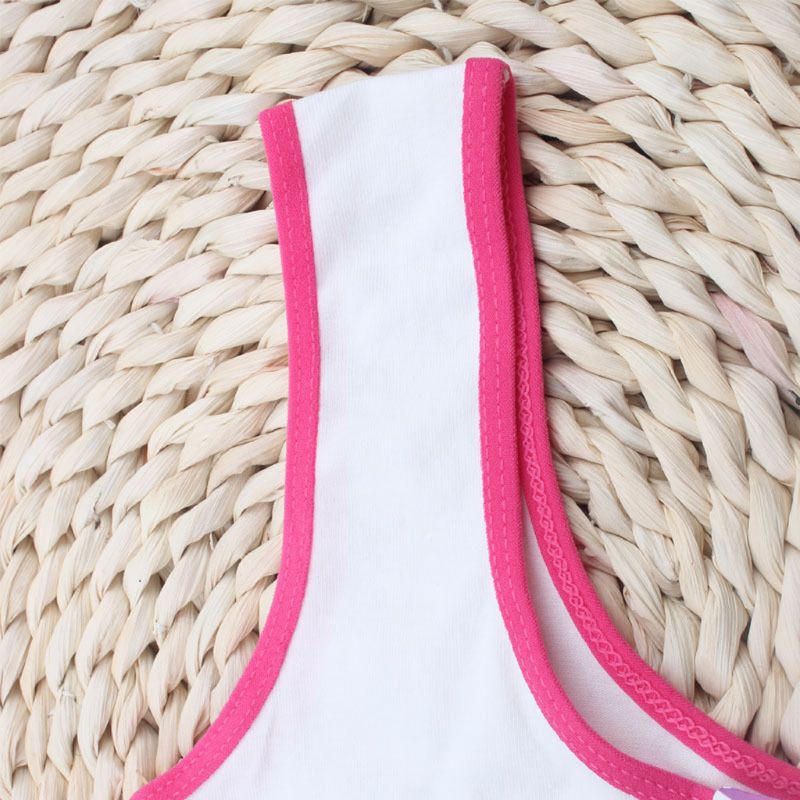 Áo Lót Cotton Thể Thao Thêu Họa Tiết Hoạt Hình