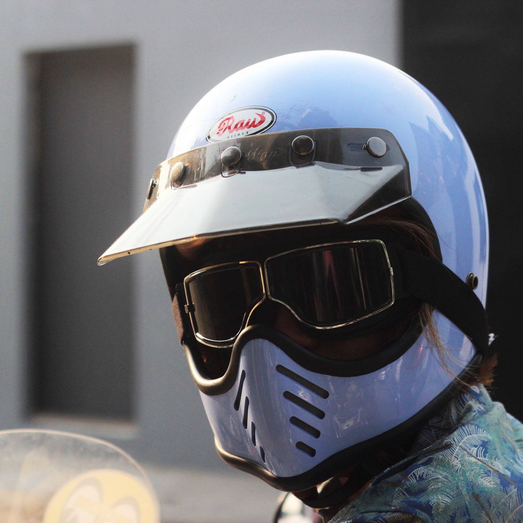 Kính phi công GG550 phụ kiện gắn mũ bảo hiểm dành cho người đi xe máy Arrow Shop