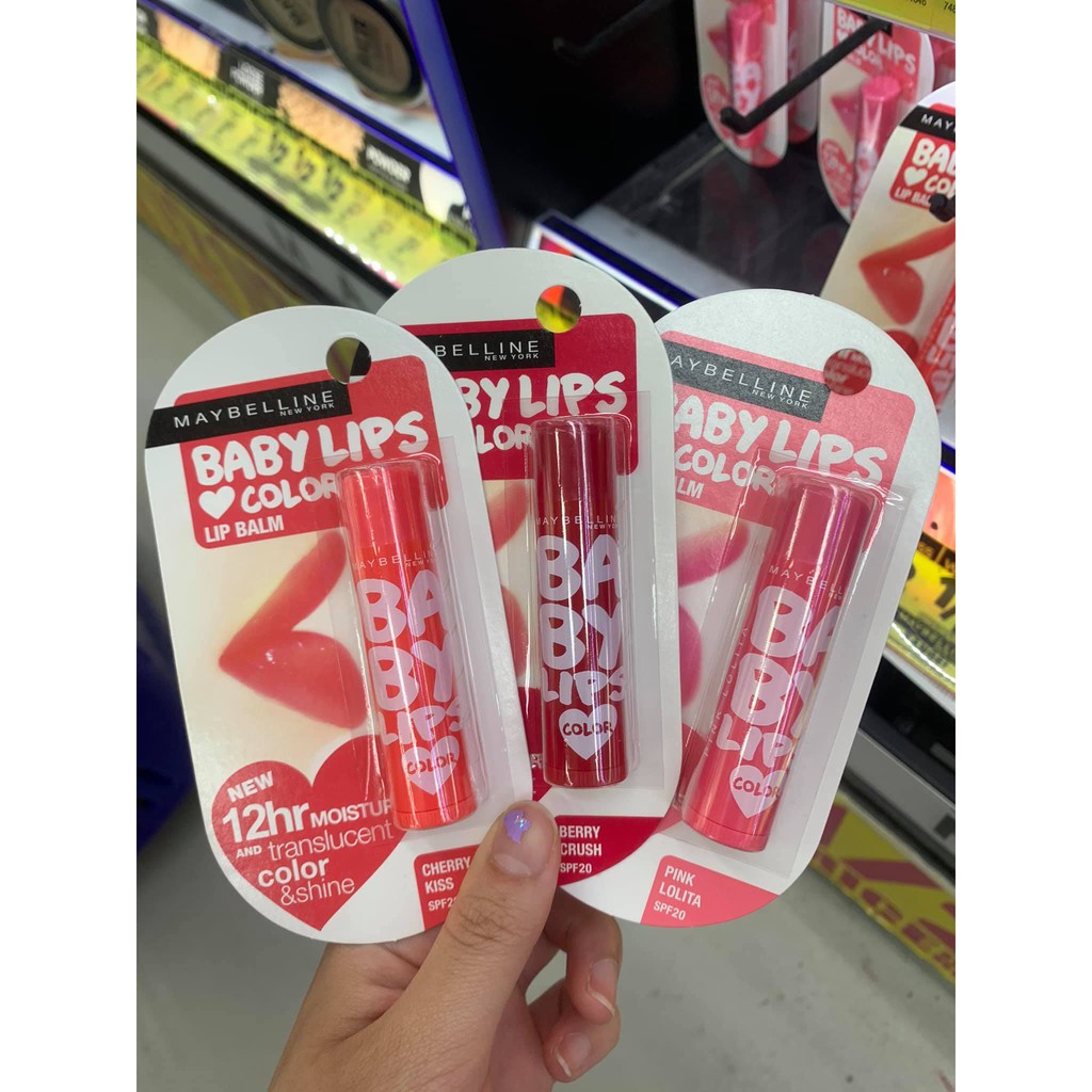 Son Dưỡng Môi Hồng Xinh Maybelline baby lips SPF20