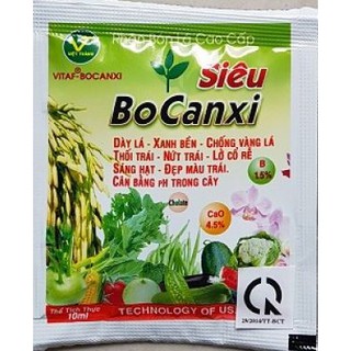 Phân bón lá cao cấp SIÊU BO CANXI gói 10ml