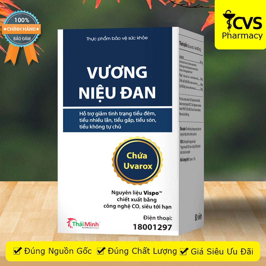Vương Niệu Đan - Viên Uống Hỗ Trợ Giảm Kích Thích Bàng Quang - cvspharmacy