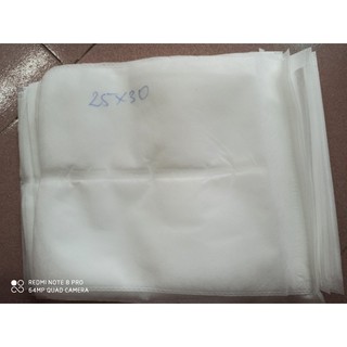 100 Túi 20x30 bằng vải không dệt chuyên dùng bọc bưởi, mãng cầu, xoài, thăng long
