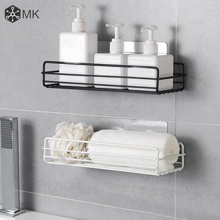 kệ nhà tắm  - kệ inox dán tường - Kệ nhà tắm hình chữ nhật bằng sắt dán tường