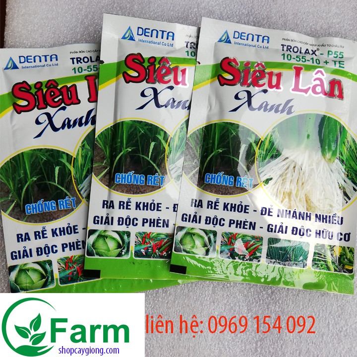 phân bón siêu lân xanh