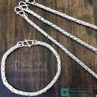 Lắc tay bạc cho bé- lắc tay lắc chân bé trai