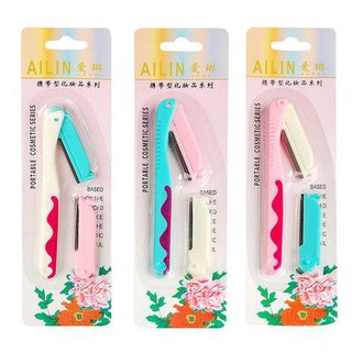 Dao cạo chân mày có thể gấp gọn một cách an toàn và nhỏ gọn, thuận tiện