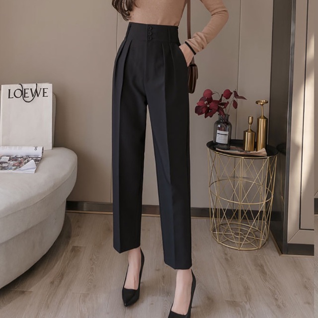 [ Mã FAMAYWA giảm 10K đơn 50K] Quần Baggy Cạp Cao 3 Cúc 💓 Hàng Hót 💓 | BigBuy360 - bigbuy360.vn