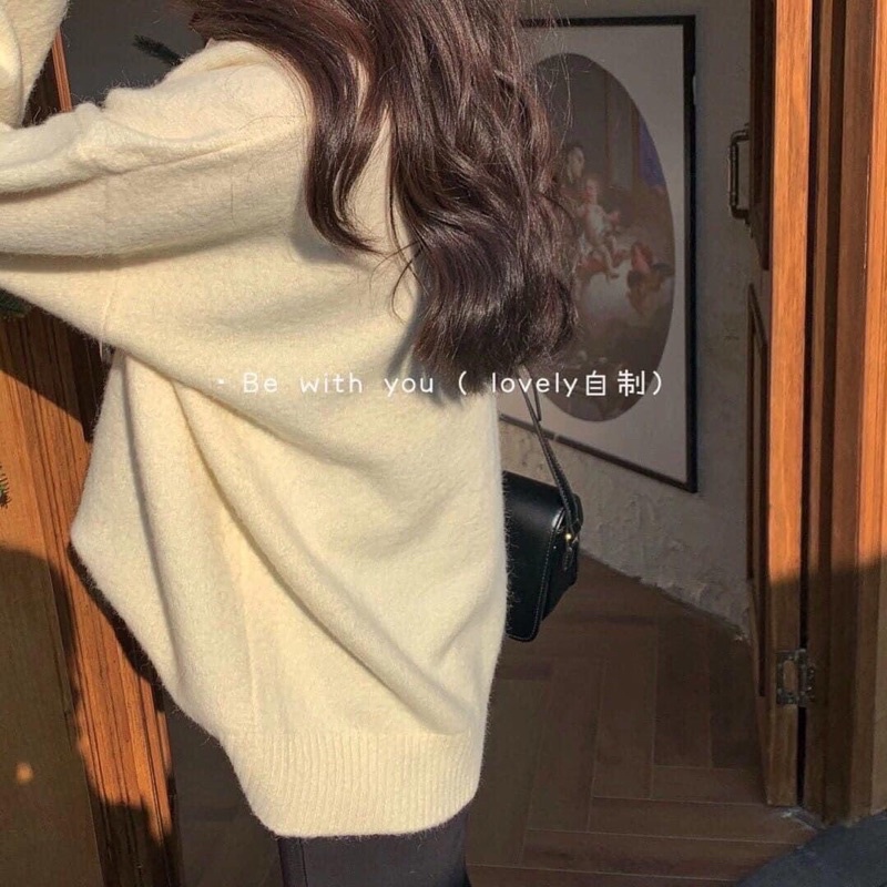 Áo Len Mềm Pastel Hàn Xẻng | BigBuy360 - bigbuy360.vn
