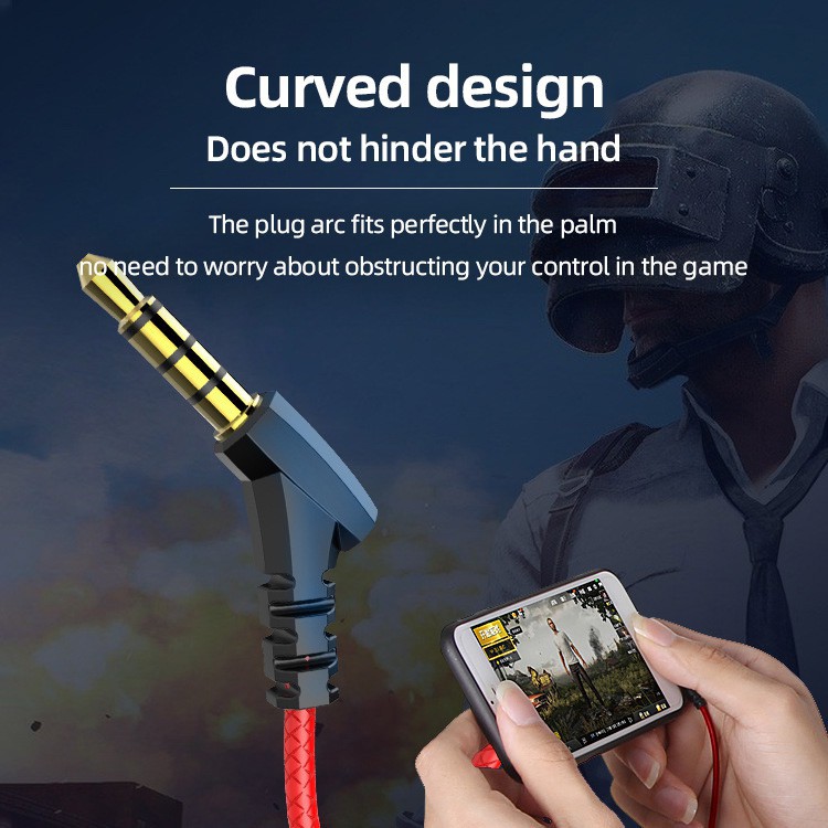 Tai nghe thể thao GAMO G10 âm thanh nổi có mic để chơi game PUBG Mobile Legend CS Go PS4