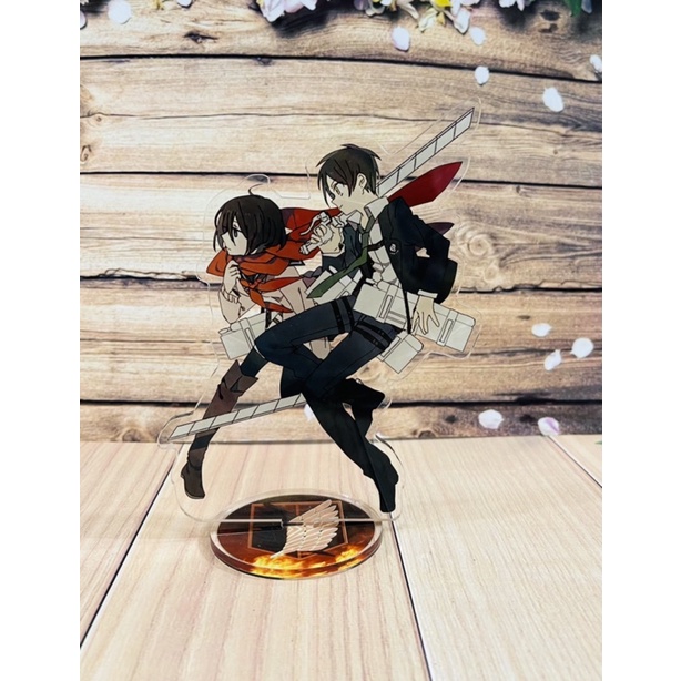 standee để bàn attack on titan size to mica trong/tượng mô hình anime attack on titan