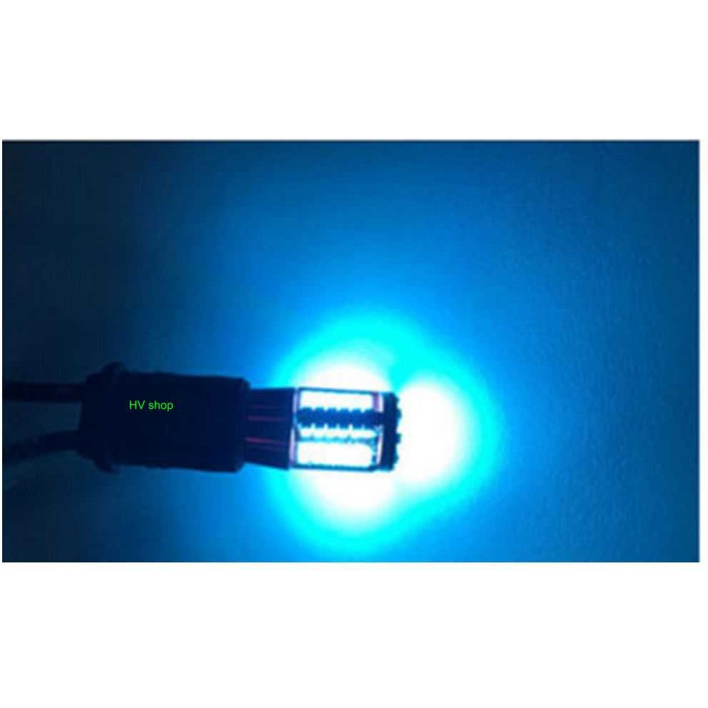 Bộ 2 led demi T10 gắn xe máy 57 tim hv shop (sáng xanh đá )