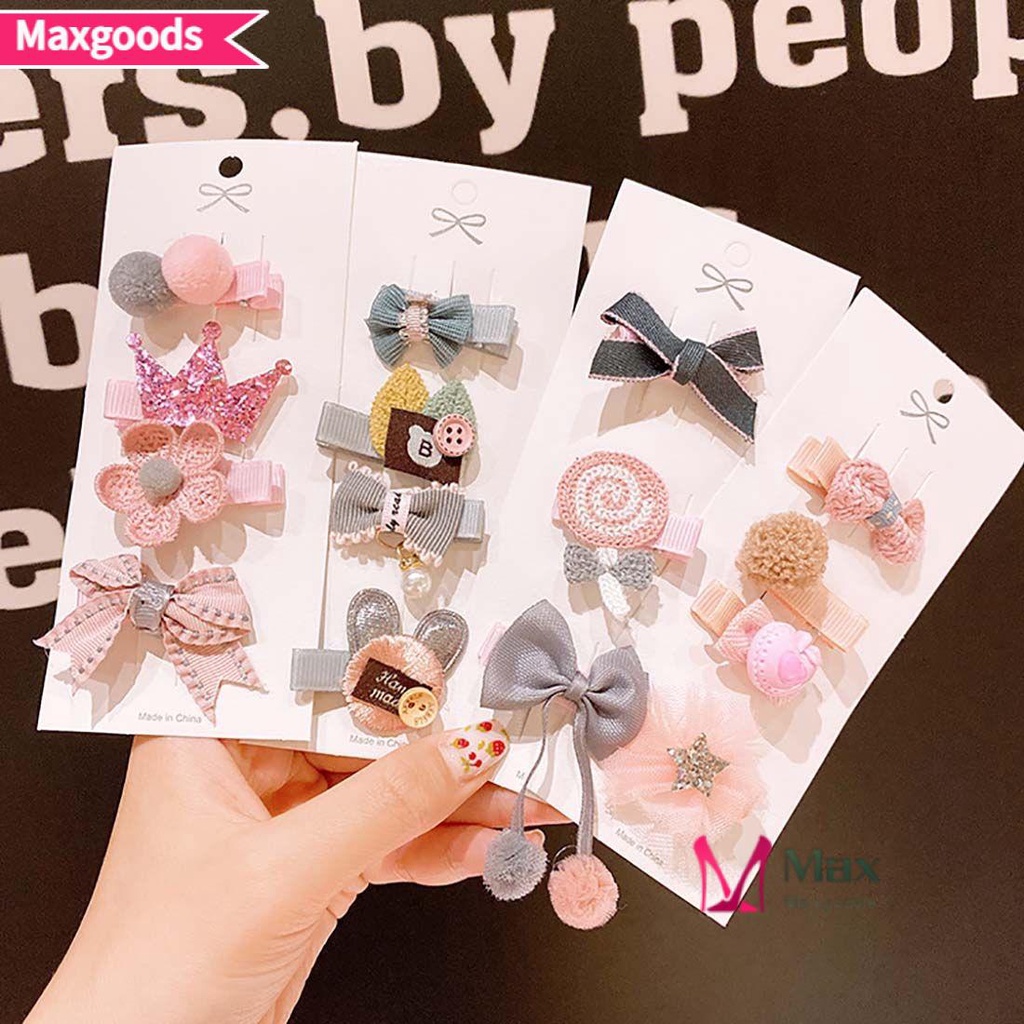 Kẹp Tóc Thiết Kế Dễ Thương Ngọt Ngào Cho Bé