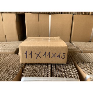 11x11x4,5 COMBO 10 Thùng giấy carton, hộp bìa carton đóng gói hàng