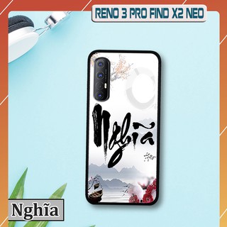 Ốp lưng Oppo Find X2 Lite-in chữ thư pháp