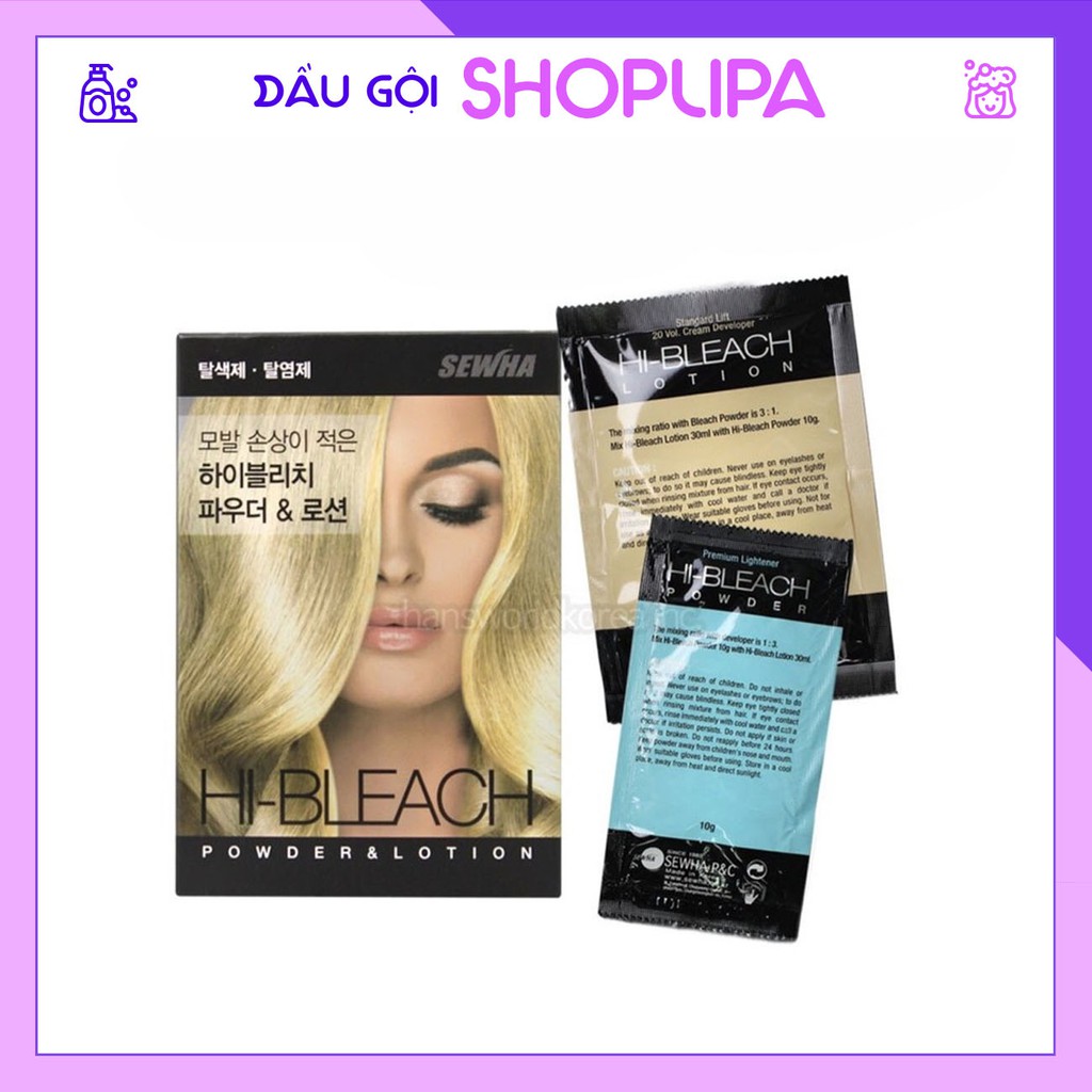 Thuốc tẩy tóc có dưỡng chất mượt tóc B-Happy Sewha