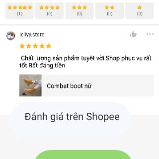 Combat boot da lộn trẻ trung cá tính