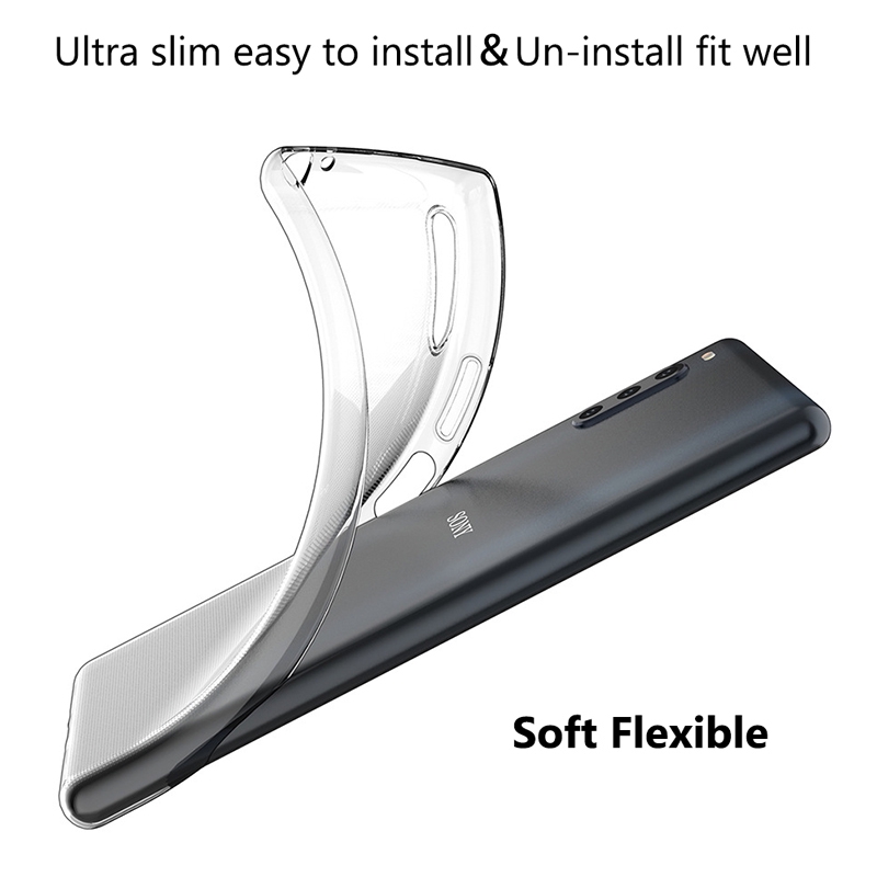 Ốp Lưng Silicone Chống Sốc Trong Suốt Cho Sony Xperia 10 Ii 1 Ii 10 Plus Xperia L4 L3 L2 L1 Xa1 Xa2