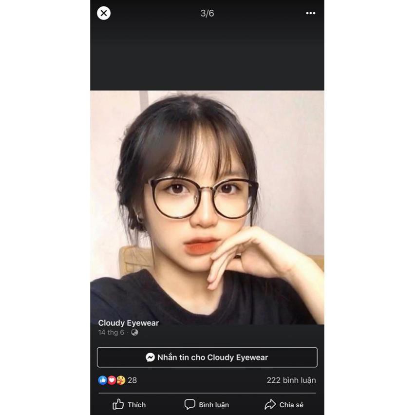 Gọng kính cận Dáng Tròn - kính thời trang 0 độ | BigBuy360 - bigbuy360.vn