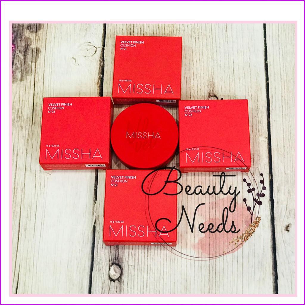 Phấn Nước Missha Đỏ Velvet Finish Cushion Mỏng Mịn, Che Phủ Cực Tốt | BigBuy360 - bigbuy360.vn