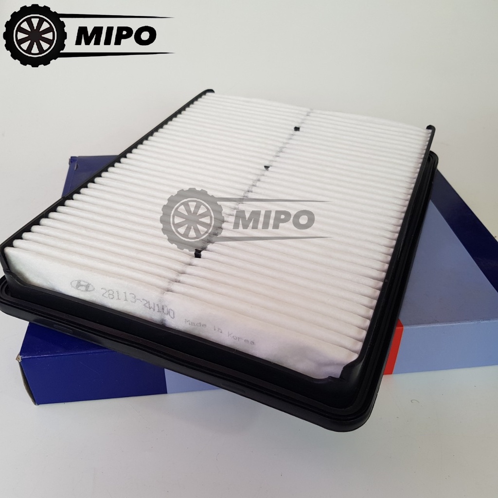 Lọc gió động cơ (máy xăng) xe Santafe (2013-2018), Sorento (2013-2019) (Mã: 281132W100)