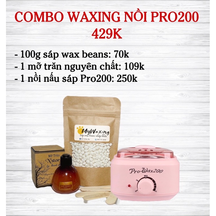 COMBO WAXING NỒI PRO200 (Màu ngẫu nhiên)