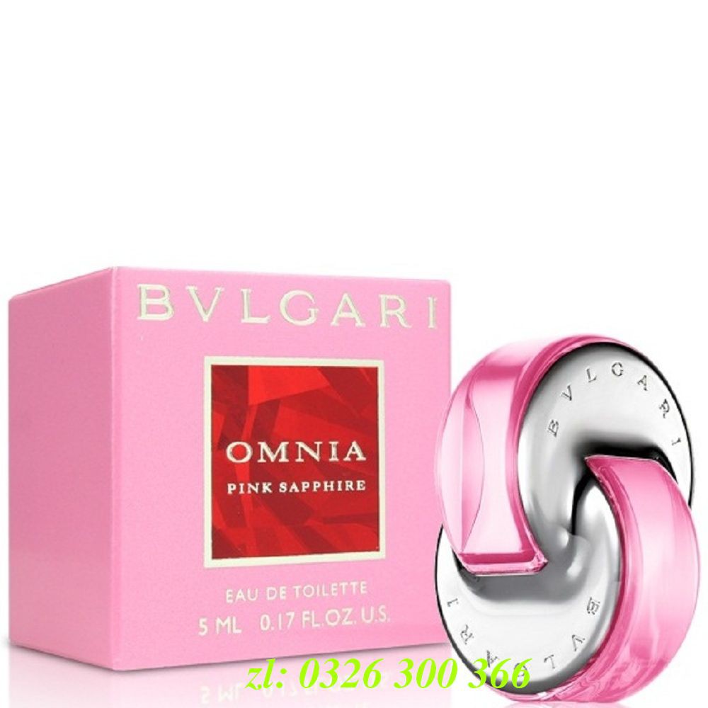 Nước Hoa Nữ 5ml Bvlgari Omnia Pink Sapphire.