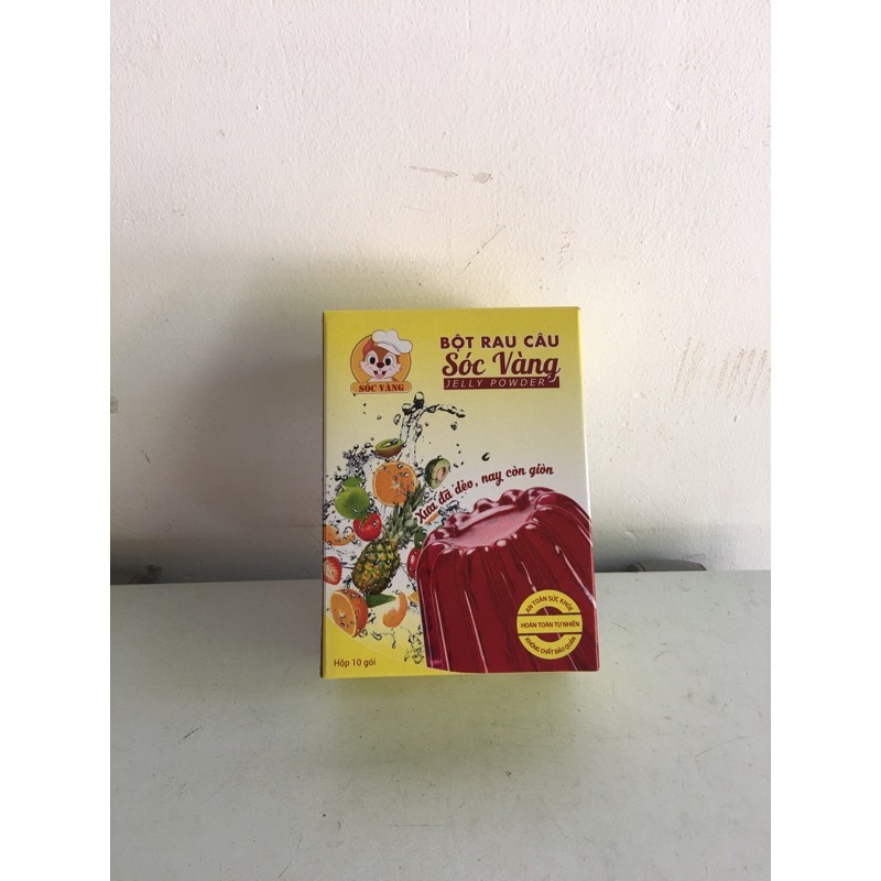 Bột Rau Câu Sóc Vàng Jelly Powder - 120g