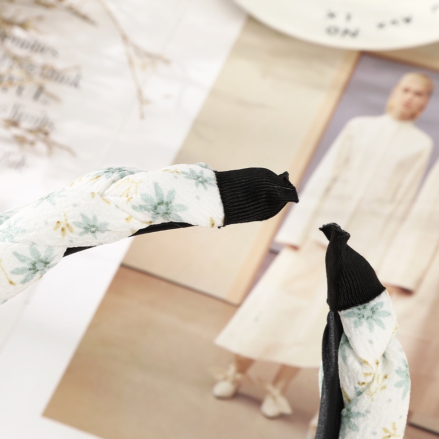 Băng Đô Cài Tóc In Họa Tiết Phong Cách Hàn Quốc Thời Trang Cho Nữ