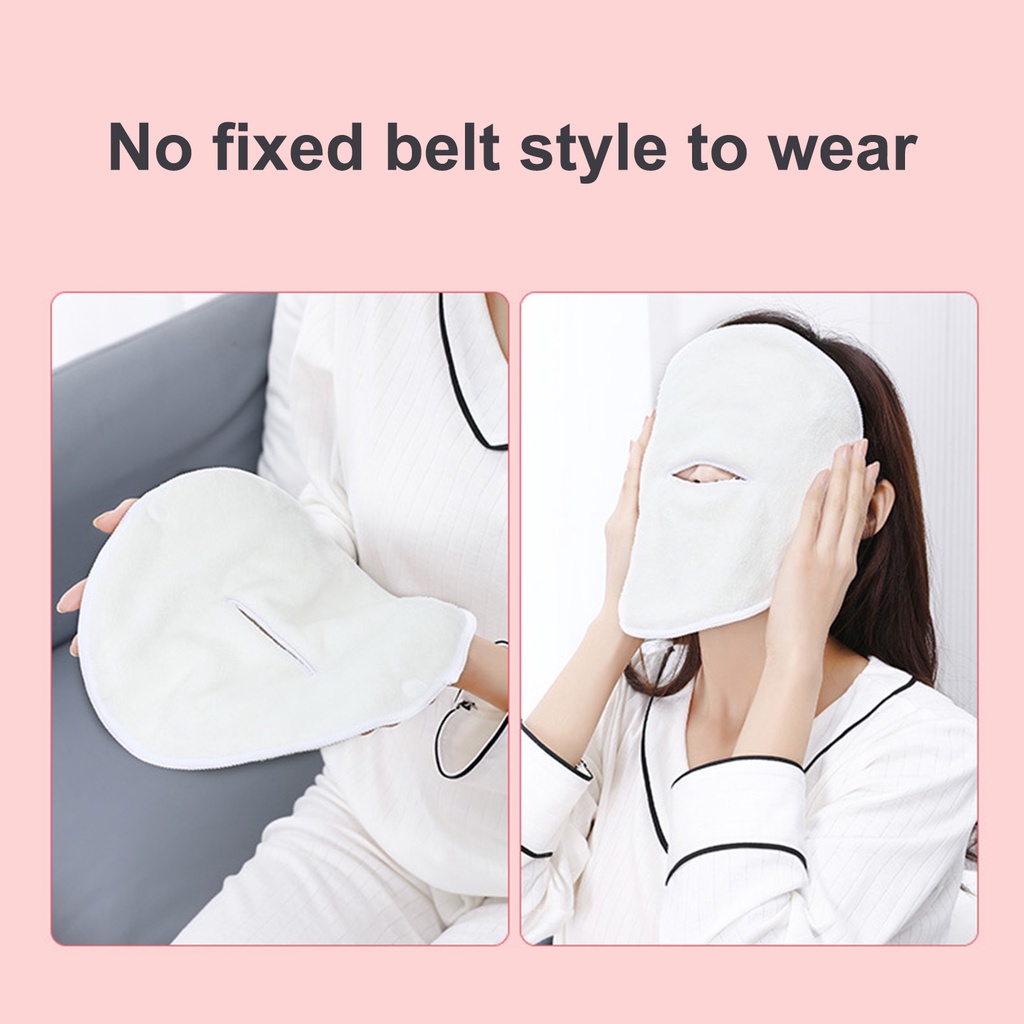 [Hàng mới về] Khăn chườm xông hơi ngừa lão hóa cho da mặt độ thấm hút nước tốt tiện dụng