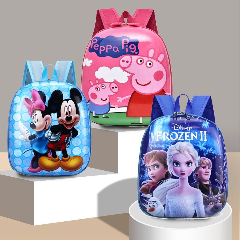 Ba Lô Đi Học Hình Quả Trứng Hoạt Hình Xinh Xắn Dành Cho Bé 2-3 - 4 Tuổi