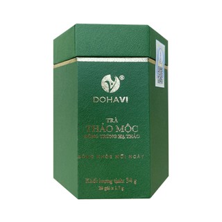 Trà thảo mộc đông trùng hạ thảo dohavi 20 gói * 1.7g