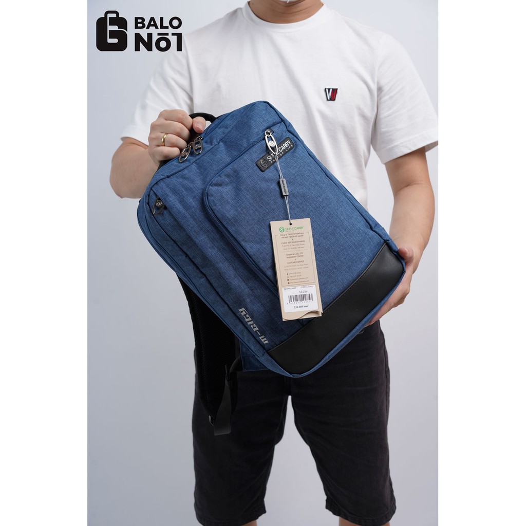 Balo Thời Trang Cao Cấp Simple Carry M – City L.Navy