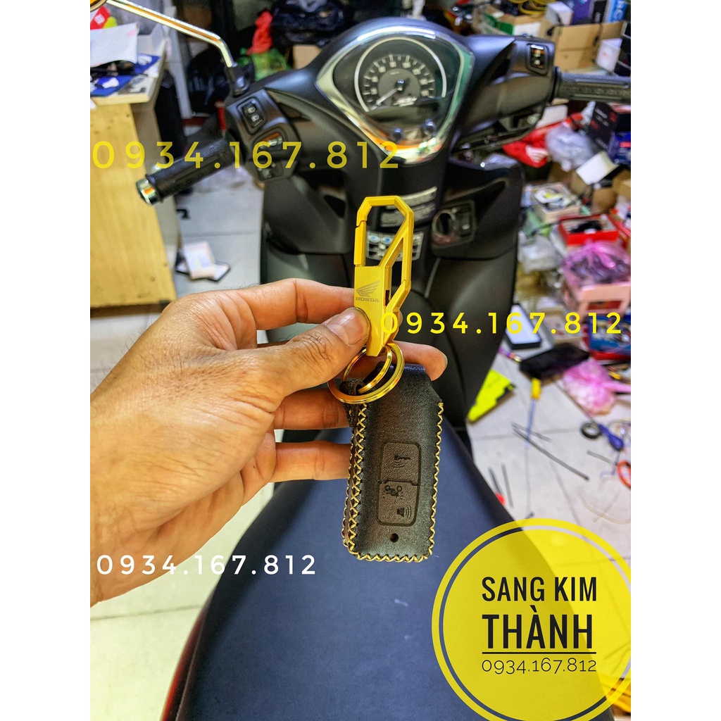 Bao Da CAO CẤP Remote 2 Nút SH MODE, SH 125i 150i 350i, VISION 2022, AIR BLADE 160i