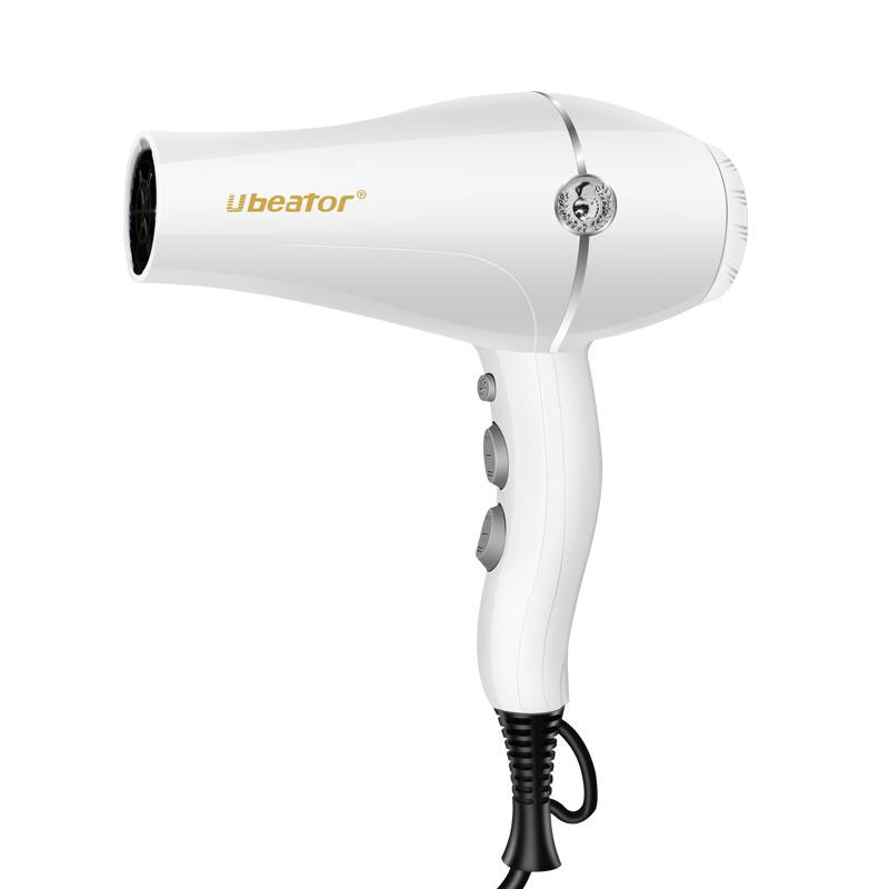 Máy sấy tóc UBEATOR công suất lớn màu trắng đen (2200w)