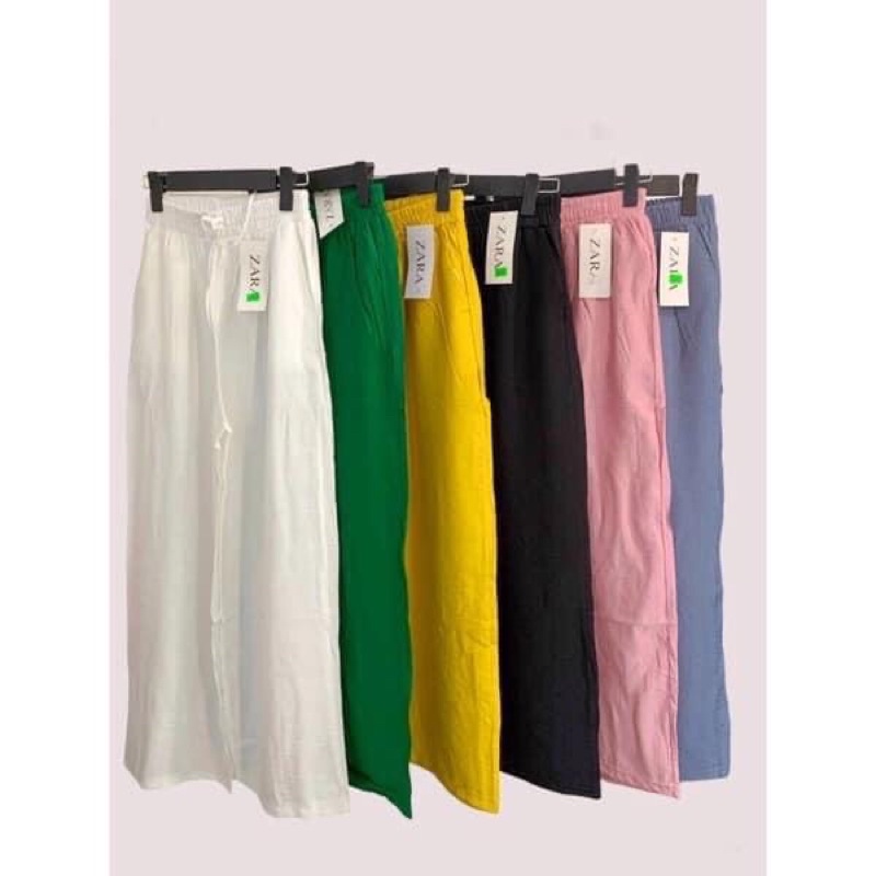 Quần Đũi Nữ Suông Ống Rộng Chất Đũi Tơ Mềm Mịn Đi Chơi, Đi Làm Size S-M-L