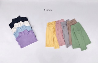 Áo cổ 3 phân bé trai, bé gái