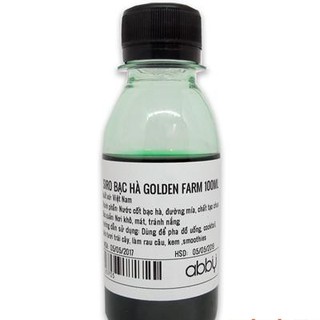 Siro bạc hà Golden Farm - 100ml