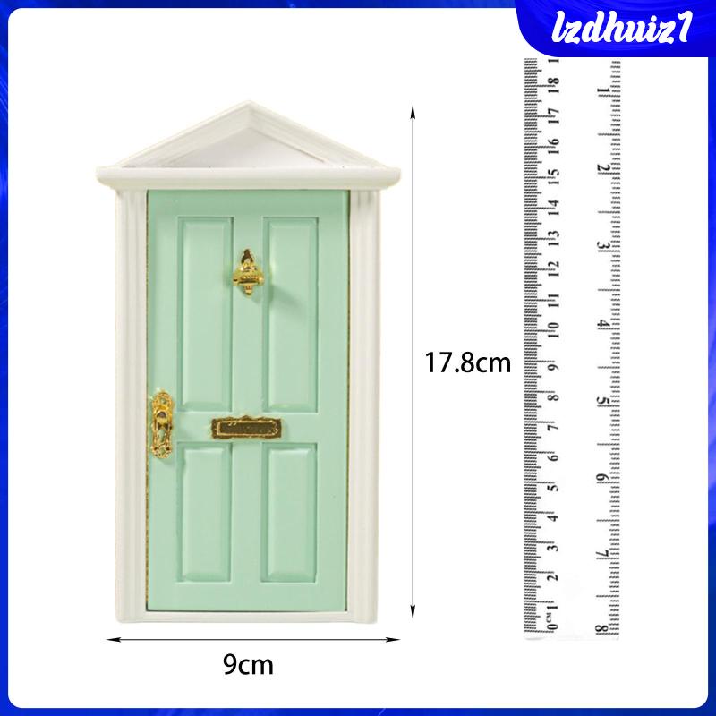 Mô Hình Cửa Mini 1 / 12 Dùng Trang Trí Tiểu Cảnh Độc Đáo