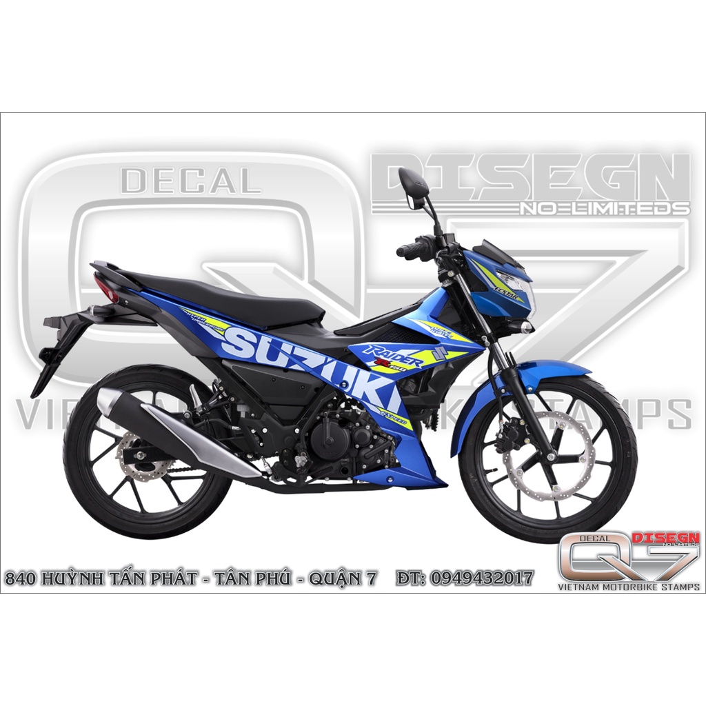 TEM RỜI RAIDER FI -XANH TRẮNG