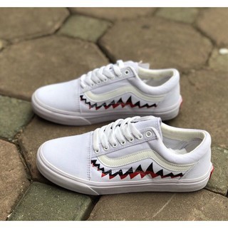 [F⚡️ASH SALE] [FLASH SALE] Giày VANS cá mập trắng