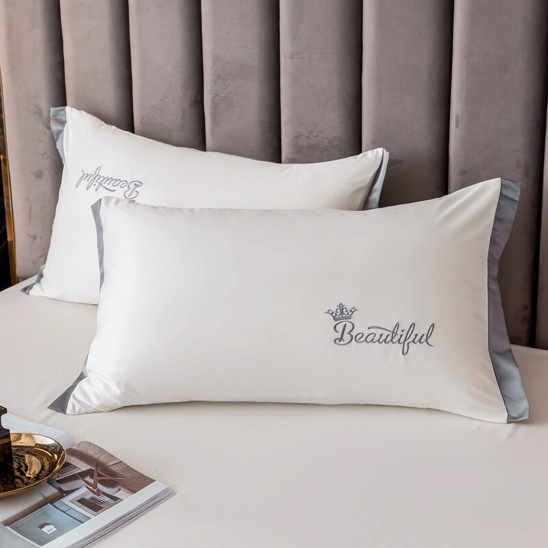 Bộ Chăn Ga Gối Lụa Beautiful Life 4 món cực đẹp các màu MỚI