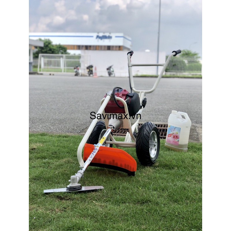 Máy cắt cỏ đẩy tay động cơ Honda GX35, máy cắt cỏ đẩy tay dử dụng động cơ 4 thì Giá cực Rẻ