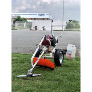 Máy cắt cỏ đẩy tay động cơ TURBO, máy cắt cỏ đẩy tay dử dụng động cơ 4 thì Giá cực Rẻ