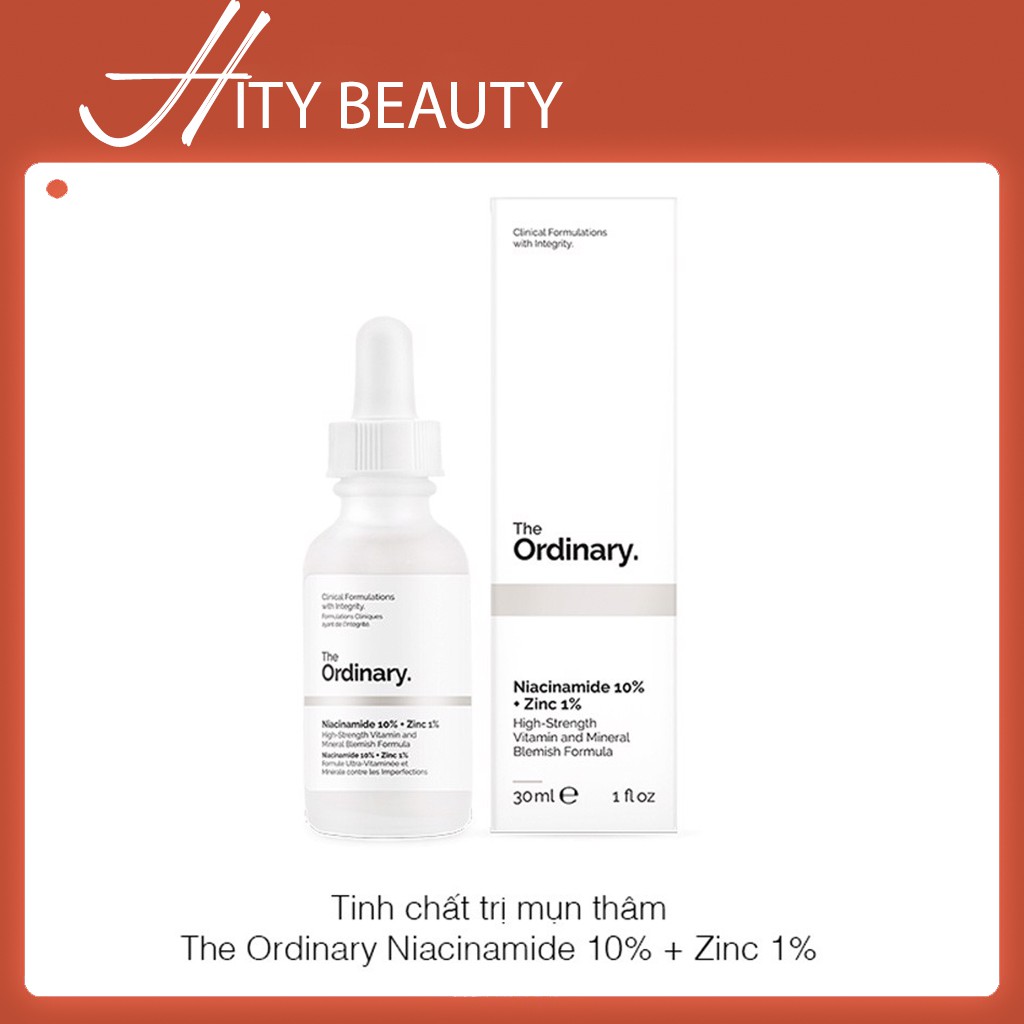 [CANADA] Full 30/60ml Tinh chất Niacinamide 10% + Zinc 1% - 30ml, 60ml The Ordinary - Hity Beauty