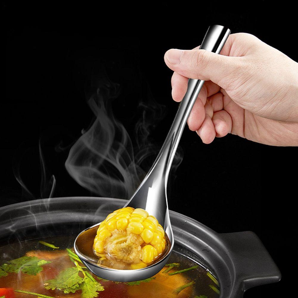 Muôi Múc Canh Bằng Thép Không Gỉ 304 Sức Chứa Lớn