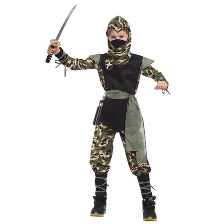 Bộ quần áo Ninja dằn di B-0133 đồ hóa trang Halloween cho bé