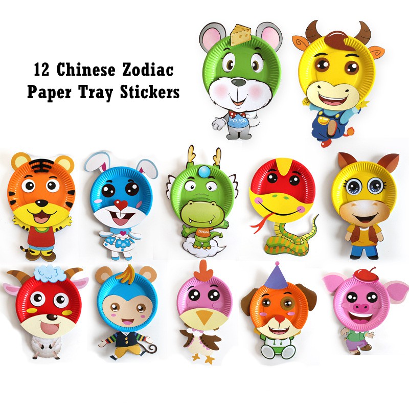 Bộ Dụng Cụ Tự Làm Tranh Dán Giấy Nhiều Màu Sắc Giáo Dục Sớm Cho Bé