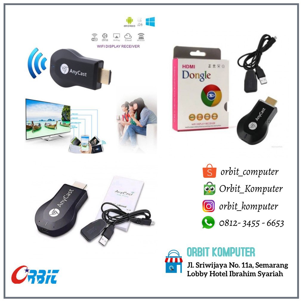 Anycast Thiết Bị Chia Sẻ Hình Ảnh Qua Wifi Hdmi