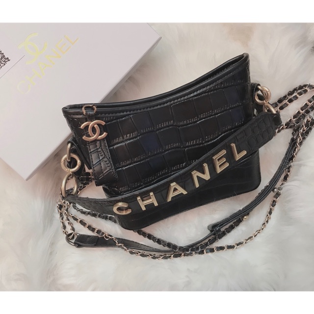 TÚI CHANEL HOBO VÂN DA RẮN (FULLBOX)🎁