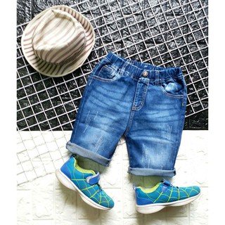 Quần short jean bé trai 8-10 tuổi
